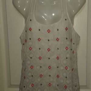 White open back top